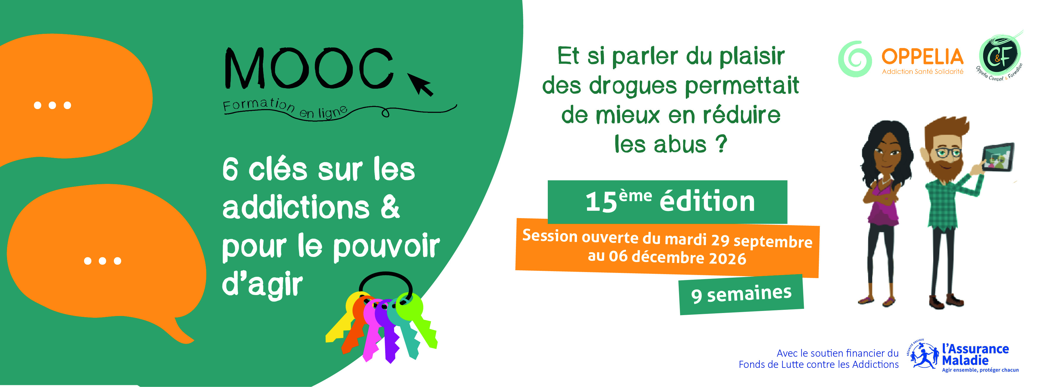 MOOC "6 clés sur les addictions et pour le pouvoir d'agir"